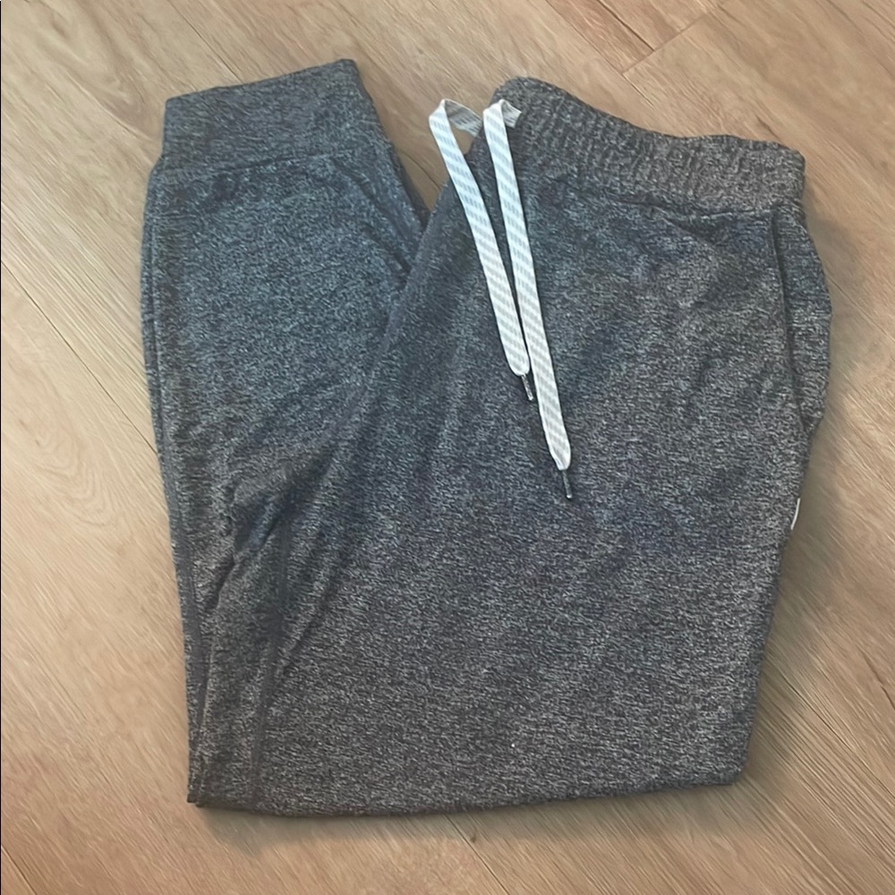 Vuori Gray Sweatpants with Adjustable Drawstring